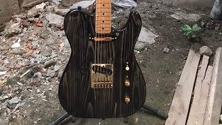 Pinecaster Guitar Build part 3 [upl. by Sufur]