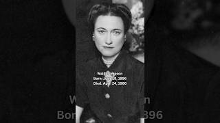 Wallis Simpson Was The Wife Of Former King Edward VIII🕊️wallis duke fy shorts history love [upl. by Aibonez216]