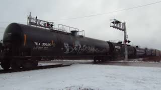 CN 507 at Memramcook NB December 30 2023 [upl. by Ivette63]