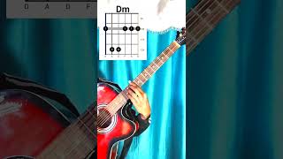 How to play D minor bar chord on guitar guitarcover guitarchords guitarlassone music guitar [upl. by Woll]