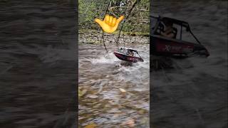 RC JETBOAT FAILWIN🤙rc rcjetboat nature alaska shorts [upl. by Airekahs669]