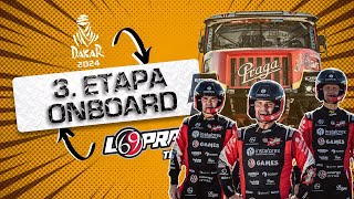 ONBOARD 3 ETAPA  DAKAR Instaforex Loprais Praga Team [upl. by Keeton607]