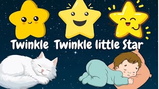 Twinkle Twinkle little Star Kids Poem  Nursery Rhymes for Kids with lyrics  Kids Songs [upl. by Behre869]