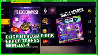 Llega Regalo de Disculpa por Bug O Error Intercambio Token Moneda 4 free fire Nueva agenda Semanal [upl. by Concettina]