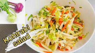 Kohlrabi Salad Recipe  From Garden to Table [upl. by Milore369]