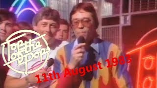 Top of the Pops Chart Rundown  11th August 1983 Richard Skinner amp Tommy Vance [upl. by Qirat596]