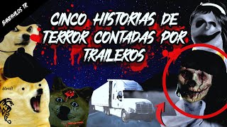 🔴5 historias de TERROR Narradas por Trabajadores de TRAILERS en la noche💀 [upl. by Ahseekat]