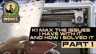 creality K1 Max a fix for the FVA and print bed level issue and a look at the cased aluminum bed [upl. by Leirej]