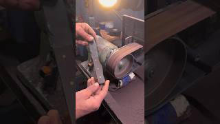 Shaping A Knife Handle [upl. by Enylhsa]