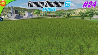 Big Grass Field Plowing and Replanting Grass  Farming Simulator 23 Amberstone 24 [upl. by Weiler]