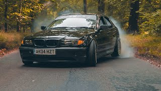 BMW E46 Drifting through the woods [upl. by Anirrehs]