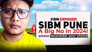 SIBM Pune Honest Review 🤬  MBA Fees Real Placements Campus Life amp Hostel Experience 202425🔥 [upl. by Yellas]