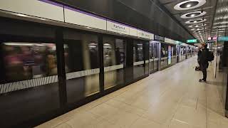 Elizabeth Line Class 345 arriving at Paddington crossrail elizabethline purpletrain [upl. by Ethelyn]