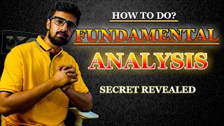 HOW TO DO FUNDAMENTAL ANALYSISSECRET REVEALED [upl. by Eidak]