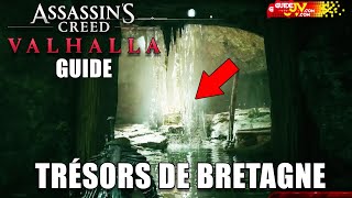 ASSASSINS CREED VALHALLA  SOLUTION ET EMPLACEMENTS DE TOUS LES TRÉSORS DE BRETAGNE GUIDE [upl. by Assenyl]