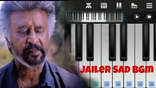 Jailer Sad BGM  Easy Piano Tutorial  Perfect Piano [upl. by Marcie223]