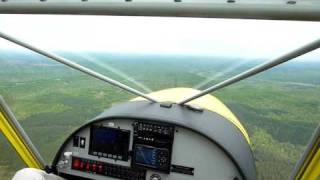 Flight in the STOL CH 750 Simply amazing visibility [upl. by Wilton704]