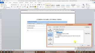 🔴Cuprins Clickabil către FIECARE PAGINĂ Tutorial WORD Pas Cu Pas 2024 🎓 [upl. by Gauntlett]