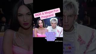 Megan Fox and MGK Pregnantwith Rainbow Baby Congrats to the couple 🎀 meganfox celebrity mgk [upl. by Sophy]