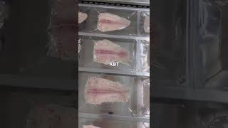 Fish Fillet Thermoforming Vacuum Packaging Machine foodpackagingmachine [upl. by Doelling]