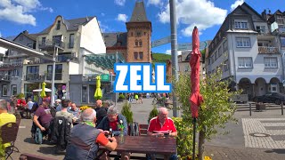 Zell 2024 🇩🇪 Moselle Valley Germany ☀️ Walking tour [upl. by Eyde948]