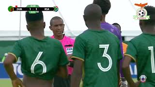 Zambia 21 South Africa  AFCONU17 COSAFA Qualifier  Highlights [upl. by Ehudd]