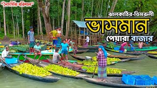 Vasoman Peyara Bazar  ভাসমান পেয়ারা বাজারে একদিন  The Biggest Floating Market In BD 🇧🇩  Vlog [upl. by Dorkas]