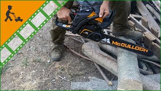 Motosega Professionale McCulloch CS 450 Elite come funziona la macchina con barra da 45 cm [upl. by Naira]