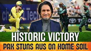 Historic Victory  Pakistan Stuns Australia on Home Soil  Ramiz Speaks [upl. by Airdnazxela]