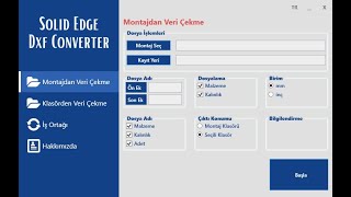 Solid Edge DXF Converter Makro [upl. by Gallager]