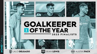 2023 USL League One Goalkeeper of the Year Finalists 🧤 [upl. by Nerrol]