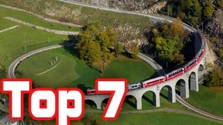 top 7 beautiful railway journeys in switzerland [upl. by Xenophon]