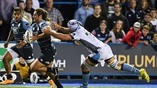 Round Three Highlights Cardiff Blues v Glasgow Warriors  201617 season [upl. by Lustig]