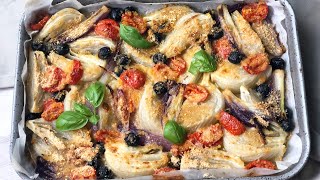 BASTANO 5 MINUTI E SONO PRONTI FINOCCHI GRATINATI alla MEDITERRANEA ricetta Facile [upl. by Naillimxam893]