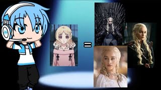 Diabolik Lovers react Yui as Daenerys Targaryen Game Of Thrones  11  ✅ tiktok videos [upl. by Assenna861]