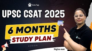 Study Plan for UPSC CSAT 2025  Important Topics amp Preparation Strategy for CSAT Exam  EduTap CSAT [upl. by Brag448]