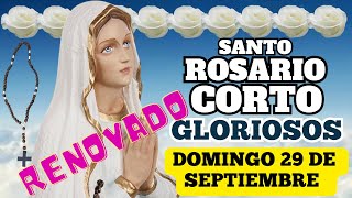 El Santo Rosario corto de hoy domingo 29 de septiembre de 2024 misterios gloriosos 🌹♥️✝️✨🙏 [upl. by Ijan817]