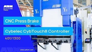 40T 1300mm CNC Press Brake With Cybelec CybTouch 8 Controller [upl. by Kaine]