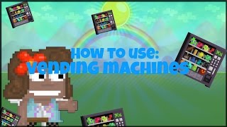 Growtopia  How to use vending machine [upl. by Sherburne]