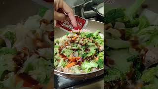 Lunch shorts youtubeshorts shortvideo shortsfeed short food cooking healthyrecipes stirfry [upl. by Nanni]