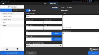 SkyTab POS Adding an Employee [upl. by Giorgio634]