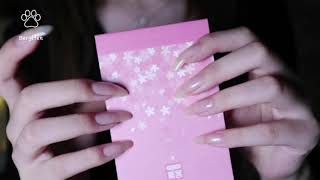 ASMR·🎧💕Natural long nails Tapping，scratching，sleeping，relaxing💤🌹 [upl. by Aiouqahs263]