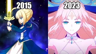 THE EVOLUTION OF FGOS NOBLE PHANTASMS 🏆 [upl. by Hazeghi254]