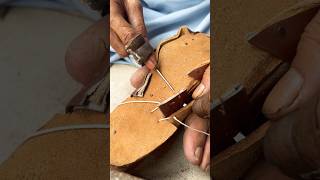 Hand made leather shoes usa youtubeshort satisfying bangladesh uzbikistan [upl. by Jodoin]