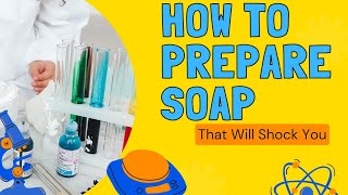 how to prepare soap  soap preparation in lab  soap preparation  sponification  soap kaisy bnaen [upl. by Aliam212]