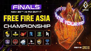 ENG Free Fire Asia Championship  Finals  Free Fire Esports [upl. by Romito]