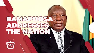 RAMAPHOSA ADDRESSES THE NATION [upl. by Nnylarac]