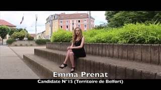 Portrait de Emma PRENAT  candidate à miss 1517 FrancheComté 2016 [upl. by Profant]