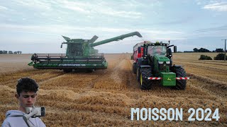 Moisson d’orge 2024 🌾  ma première video [upl. by Ynnaffit562]