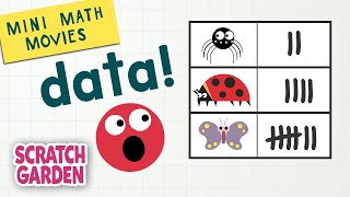 Data  Mini Math Movies  Scratch Garden [upl. by Cardie686]